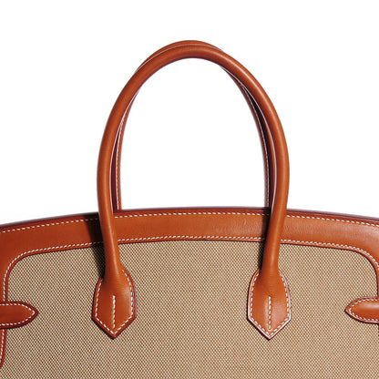 Hermes Toile Natural Barenia Flag Birkin 35 27 of 30