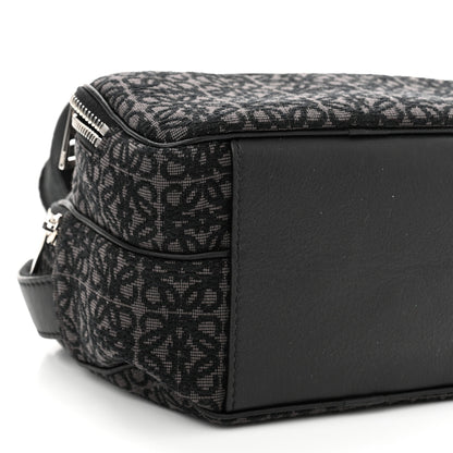 Loewe Jacquard Anagram Calfskin Mini Camera Bag Anthracite Black 9 of 10