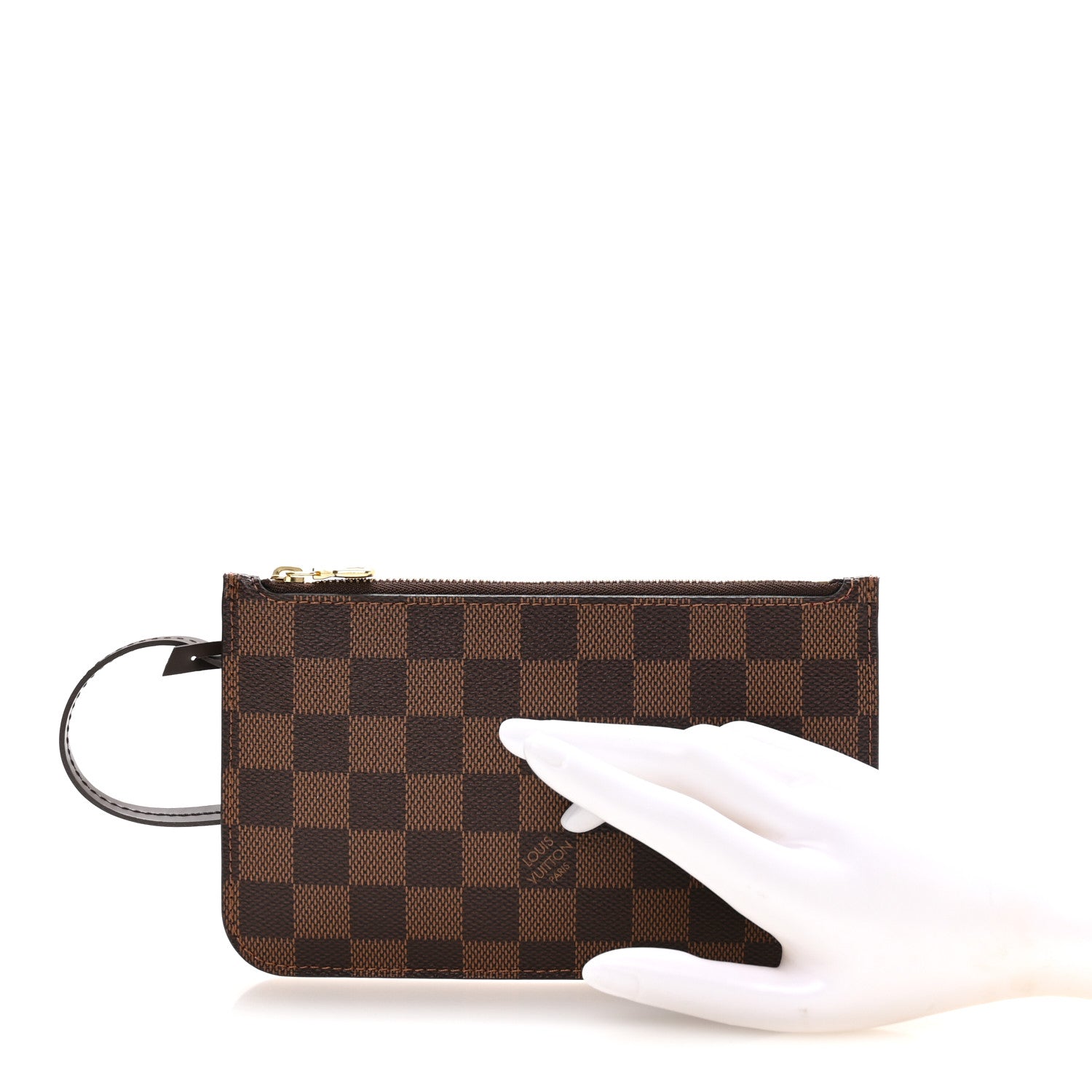 Louis Vuitton Damier Ebene Neverfull PM Pochette 2 of 7