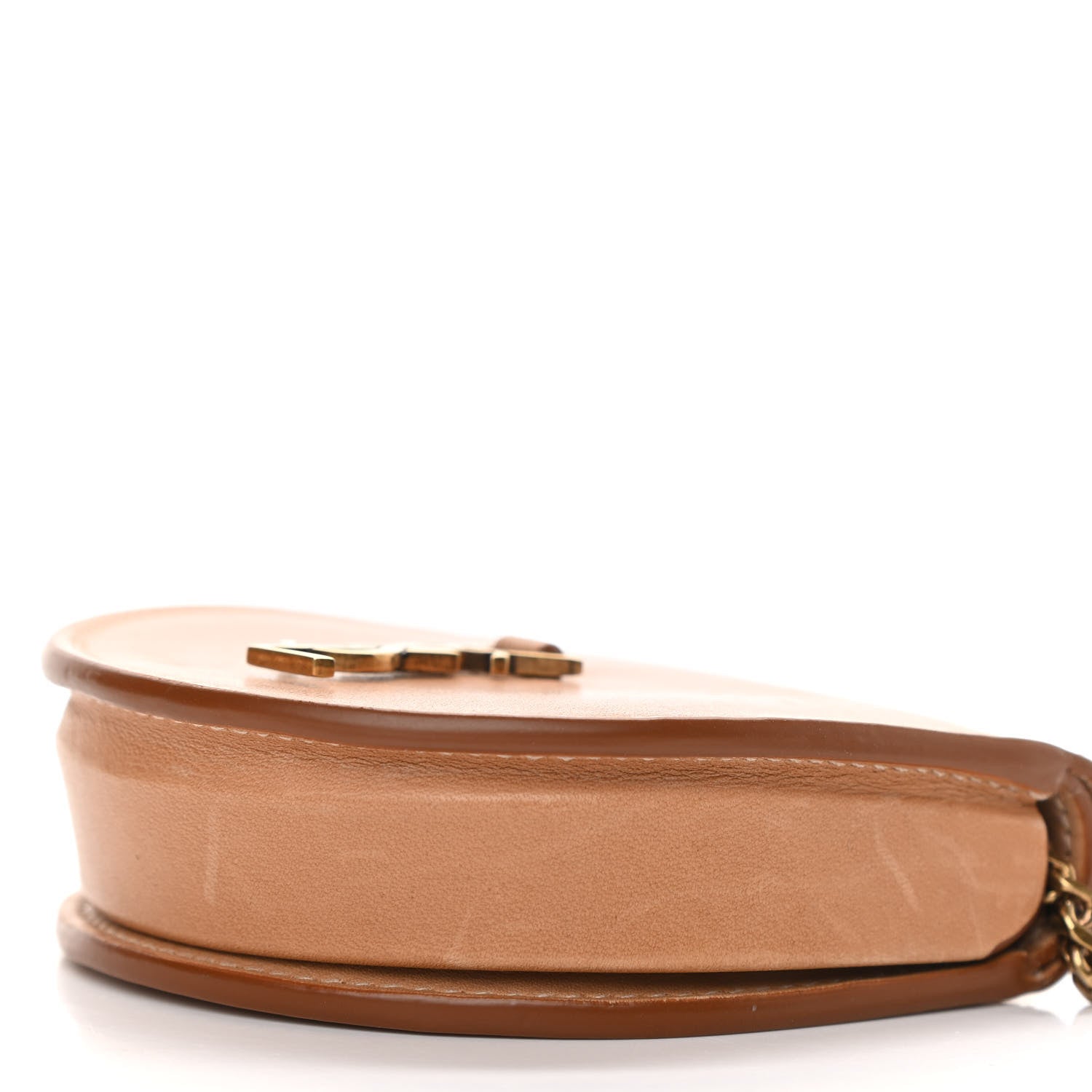 Saint Laurent Calfskin Monogram Baby Kaia Crossbody Bag Vintage Brown 10 of 11