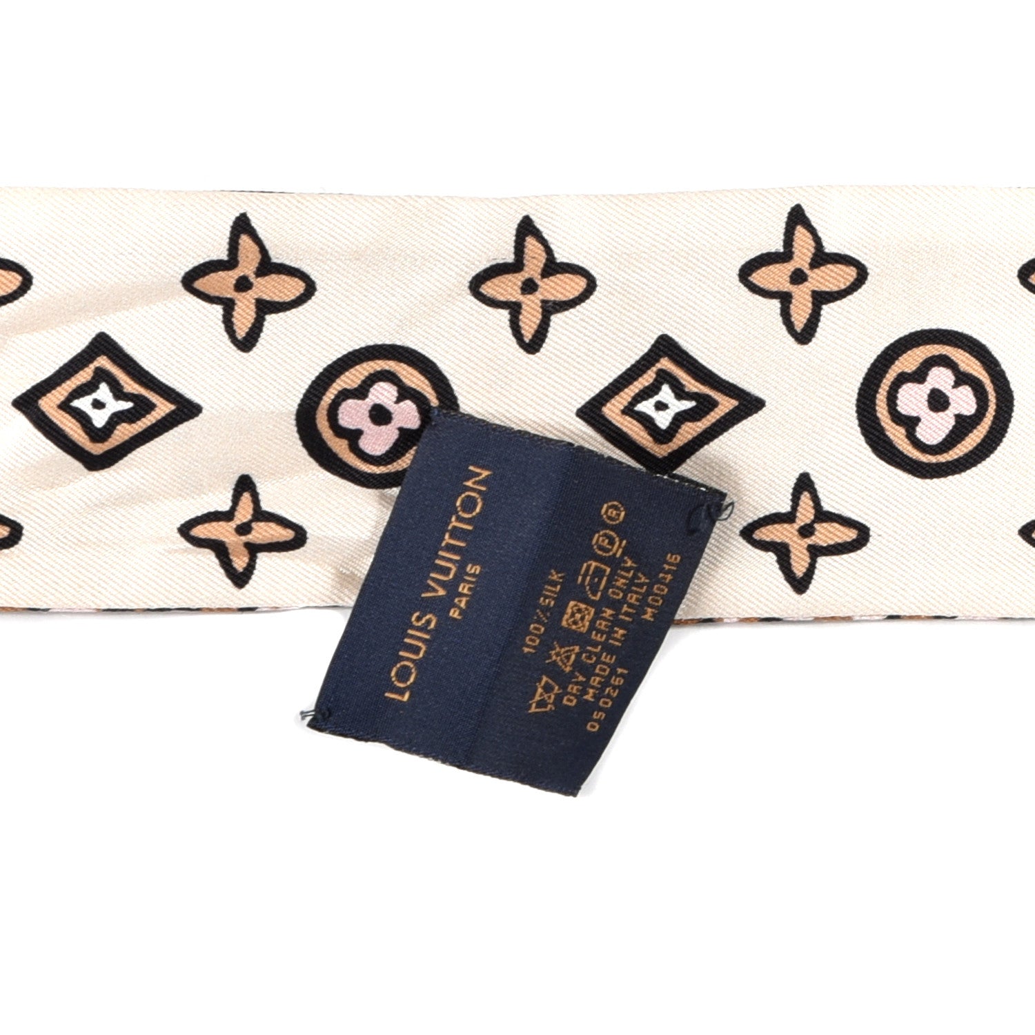 Louis Vuitton Silk Monogram Wild At Heart BB Bandeau Cream 3 of 3