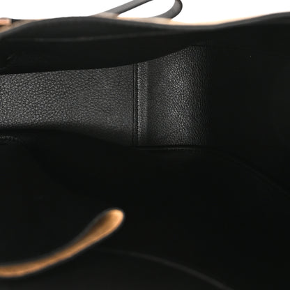 Loewe Calfskin Suede Hammock Shoulder Bag Oak Dark Gold Black 5 of 9