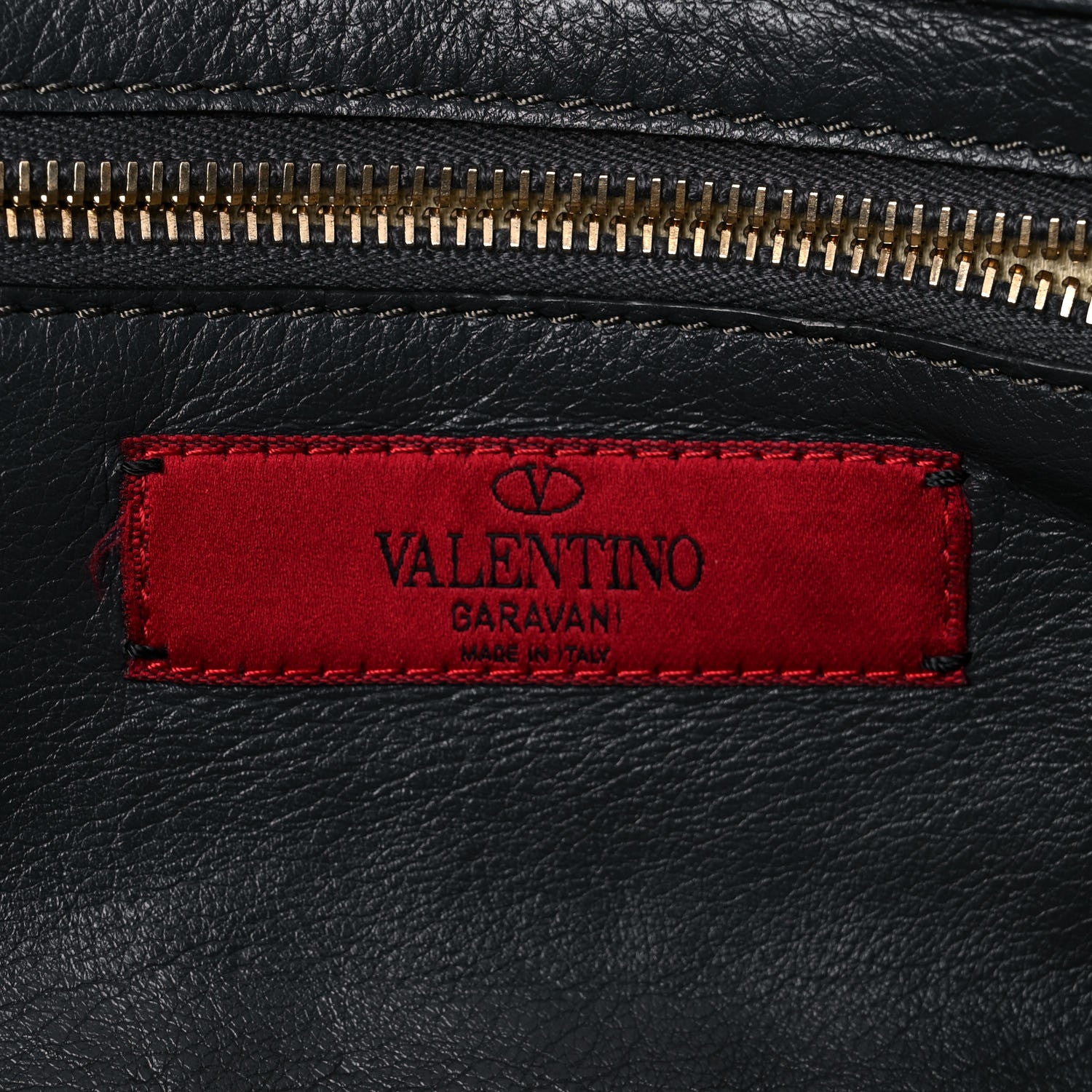 Valentino Garavani Vitello Small Rockstud Tote Black 5 of 16