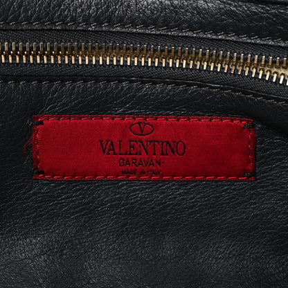 Valentino Garavani Vitello Small Rockstud Tote Black 5 of 16