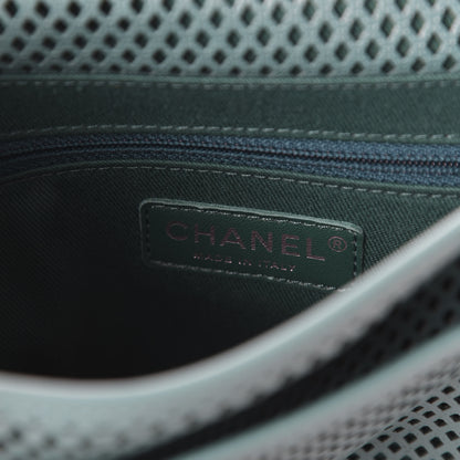 Chanel Perforated Calfskin Small Up In The Air Flap Green 8 of 10