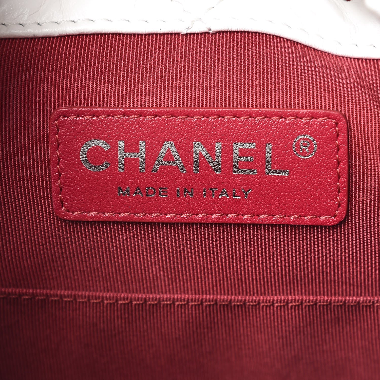 Chanel Aged Calfskin Quilted Small Gabrielle Backpack White 6 of 10