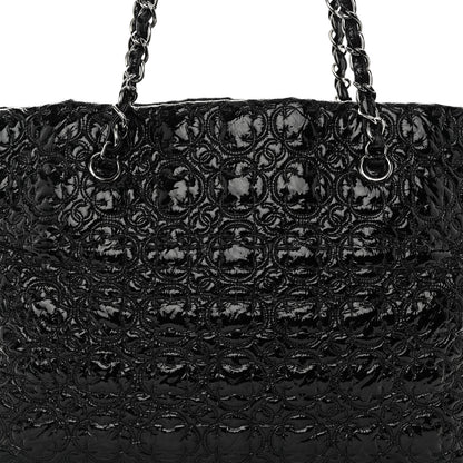 Chanel Vinyl Rock in Moscow Tote Black 10 of 12