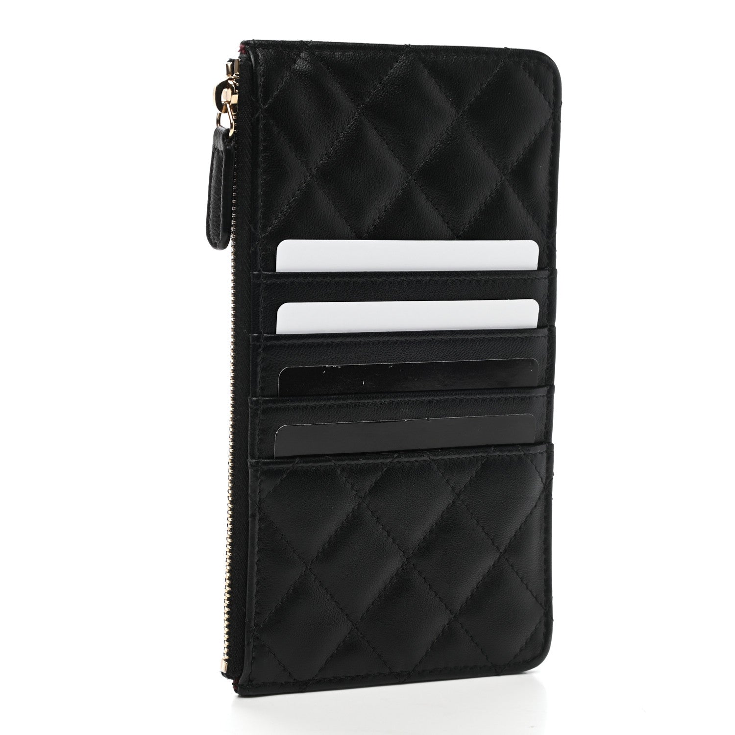 Chanel Lambskin Quilted Classic iPhone Pouch Black 3 of 8