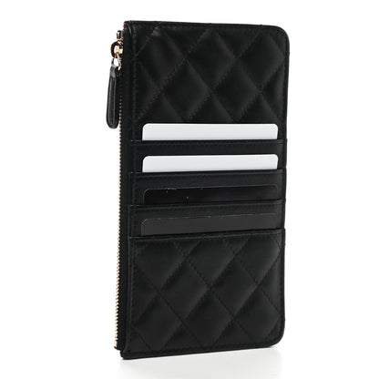 Chanel Lambskin Quilted Classic iPhone Pouch Black 3 of 8