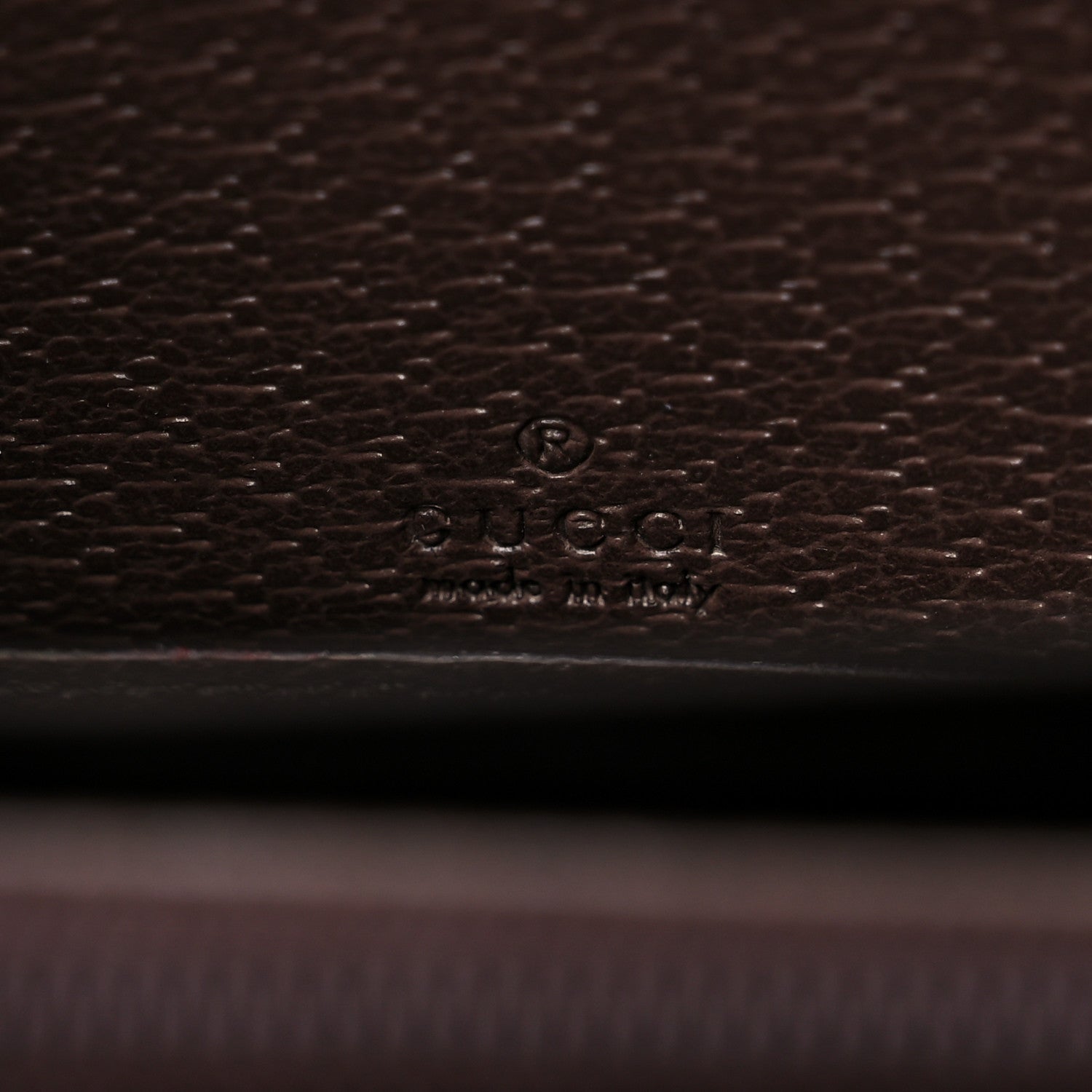 Gucci GG Supreme Monogram Web Ophidia Zip Around Wallet Brown 6 of 9