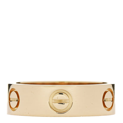 Cartier 18K Yellow Gold 5.5mm LOVE Ring 53 6.5 1 of 5