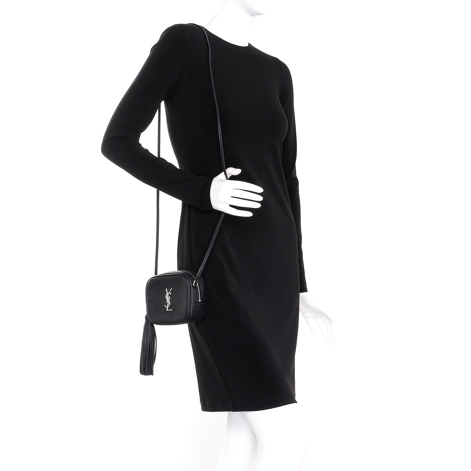 Saint Laurent Nappa Monogram Blogger Bag Black 2 of 8