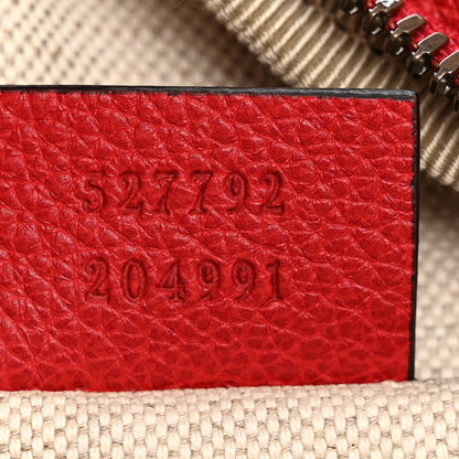 Gucci Grained Calfskin Small Logo Belt Bag Hibiscus Red 9 of 13