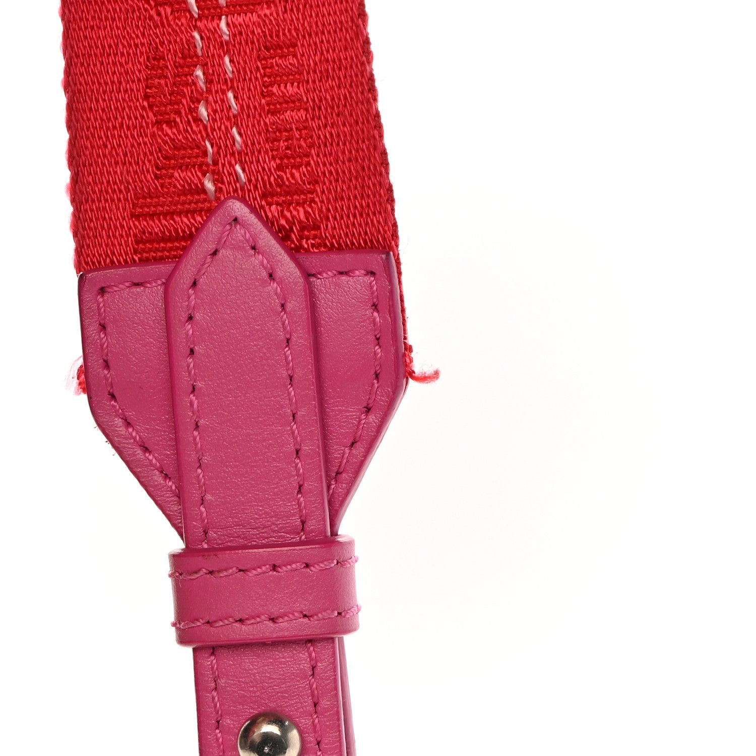 Off-White Nylon Mini Binder Clip Bag Fuchsia Red 16 of 17