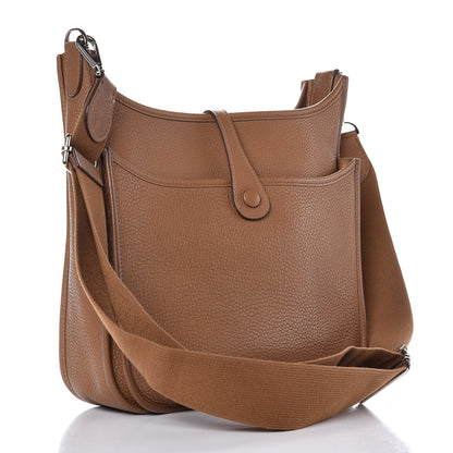 Hermes Taurillon Clemence Evelyne III PM Alezan 3 of 9