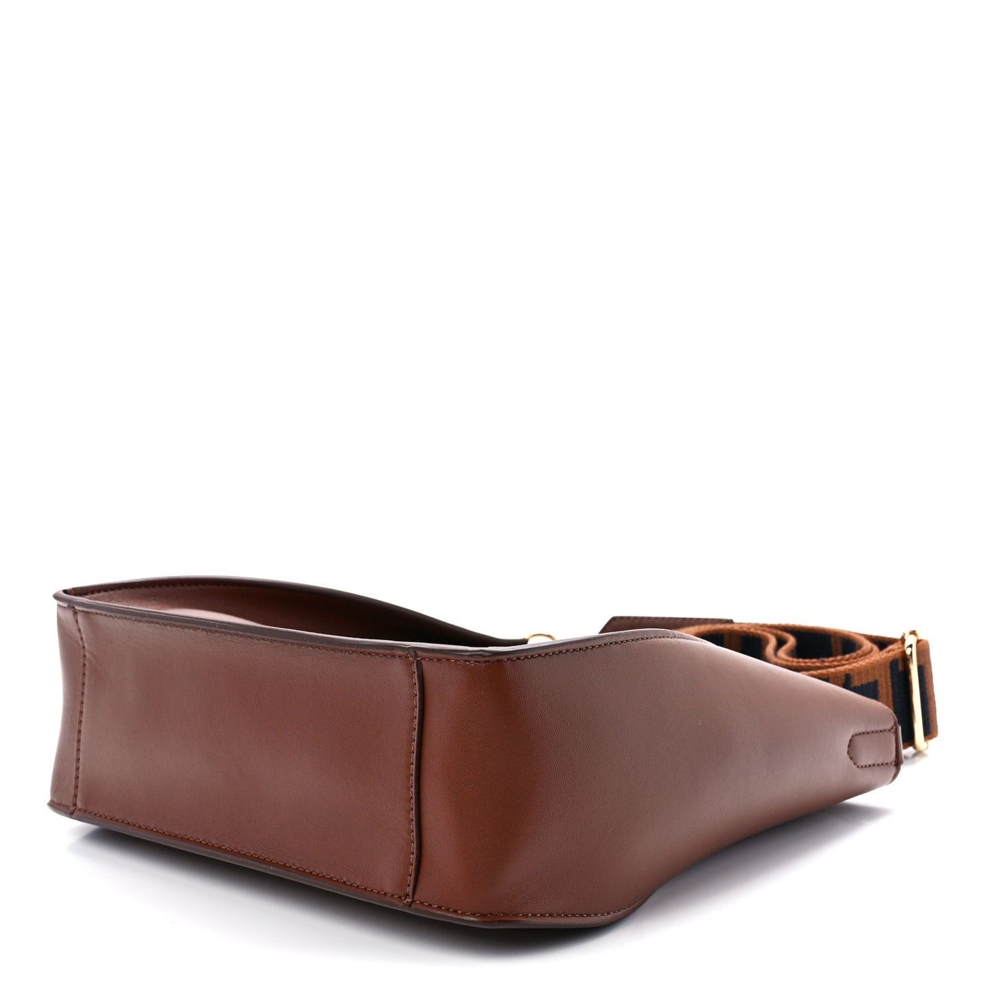 Eco Alter Nappa Perforated Logo Mini Crossbody Cinnamon
