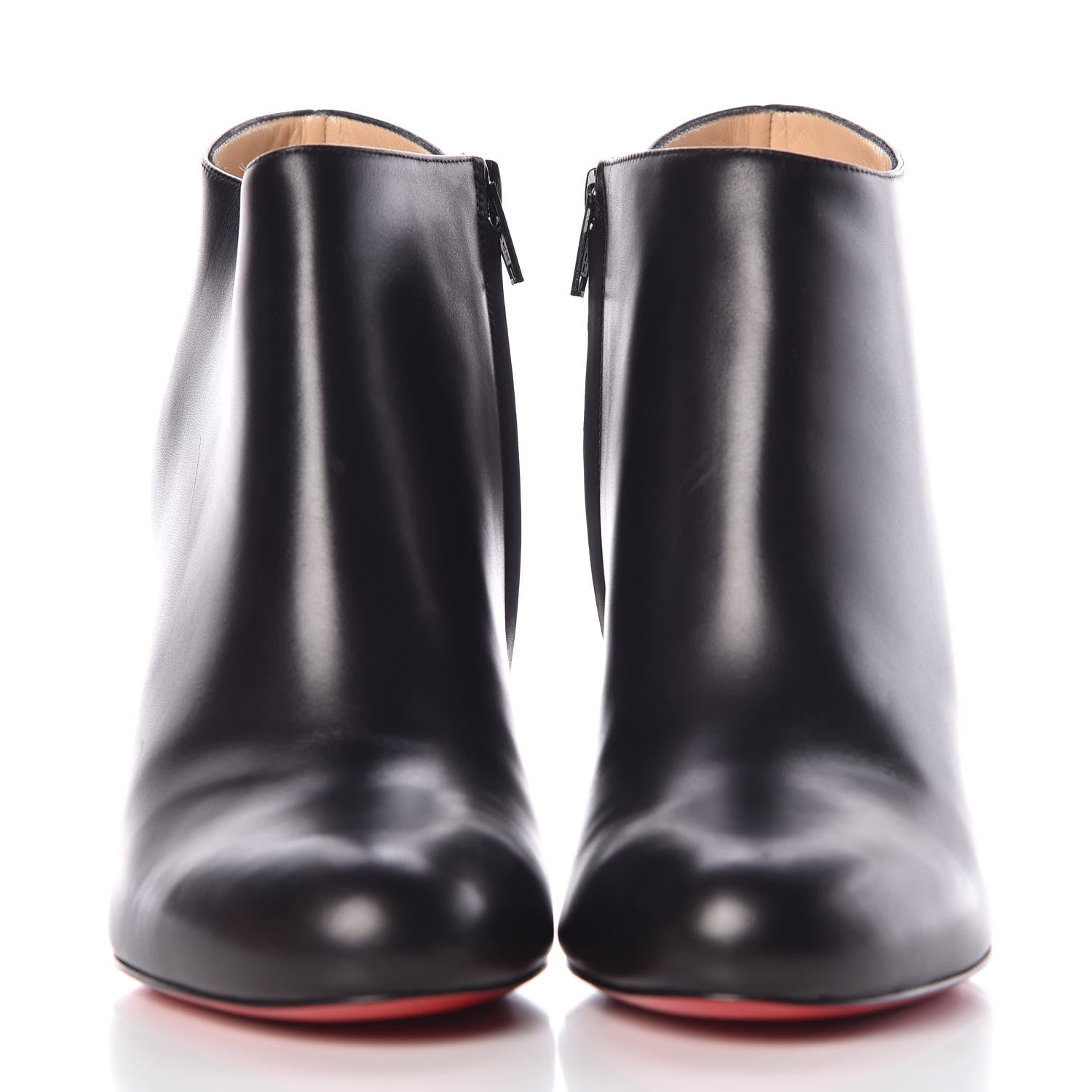 Christian Louboutin Calfskin Belle 85 Ankle Boots 41.5 Black 2 of 10