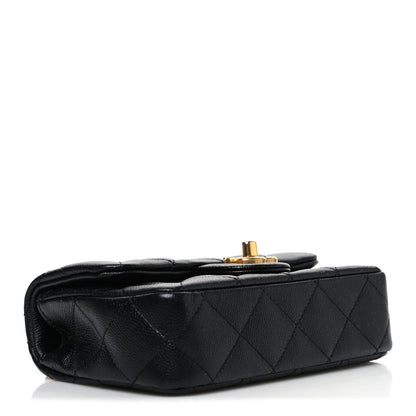 Chanel Caviar Quilted Mini Sweetheart Rectangular Flap Black 4 of 11