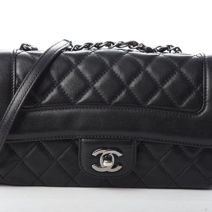 Chanel Calfskin Quilted Small Coco Corset Flap Black 8 of 10
