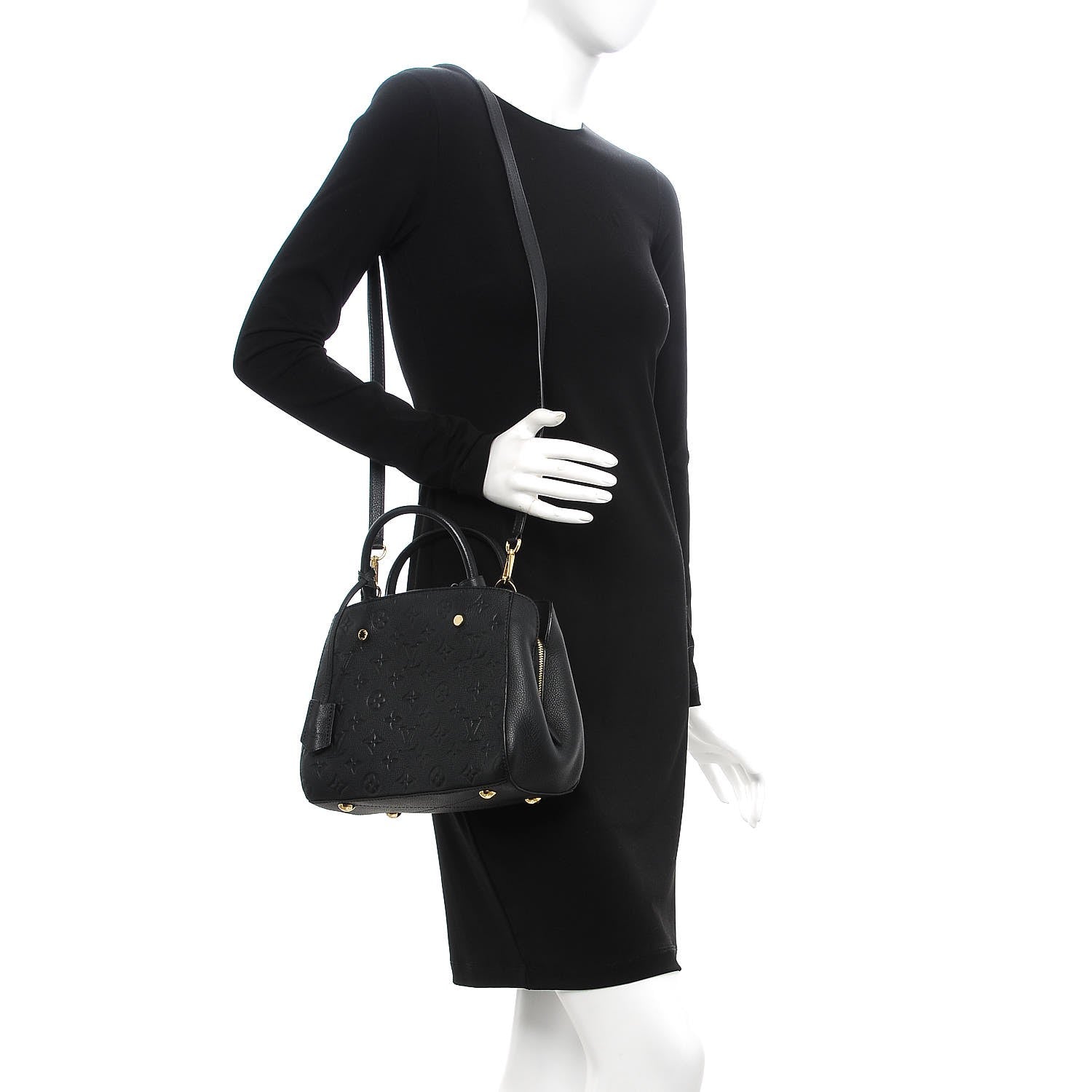 Louis Vuitton Empreinte Montaigne BB Black 2 of 8