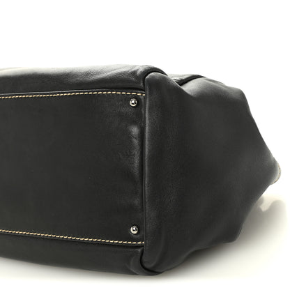 Chanel Lambskin Lax Accordion Shoulder Bag Black 10 of 11