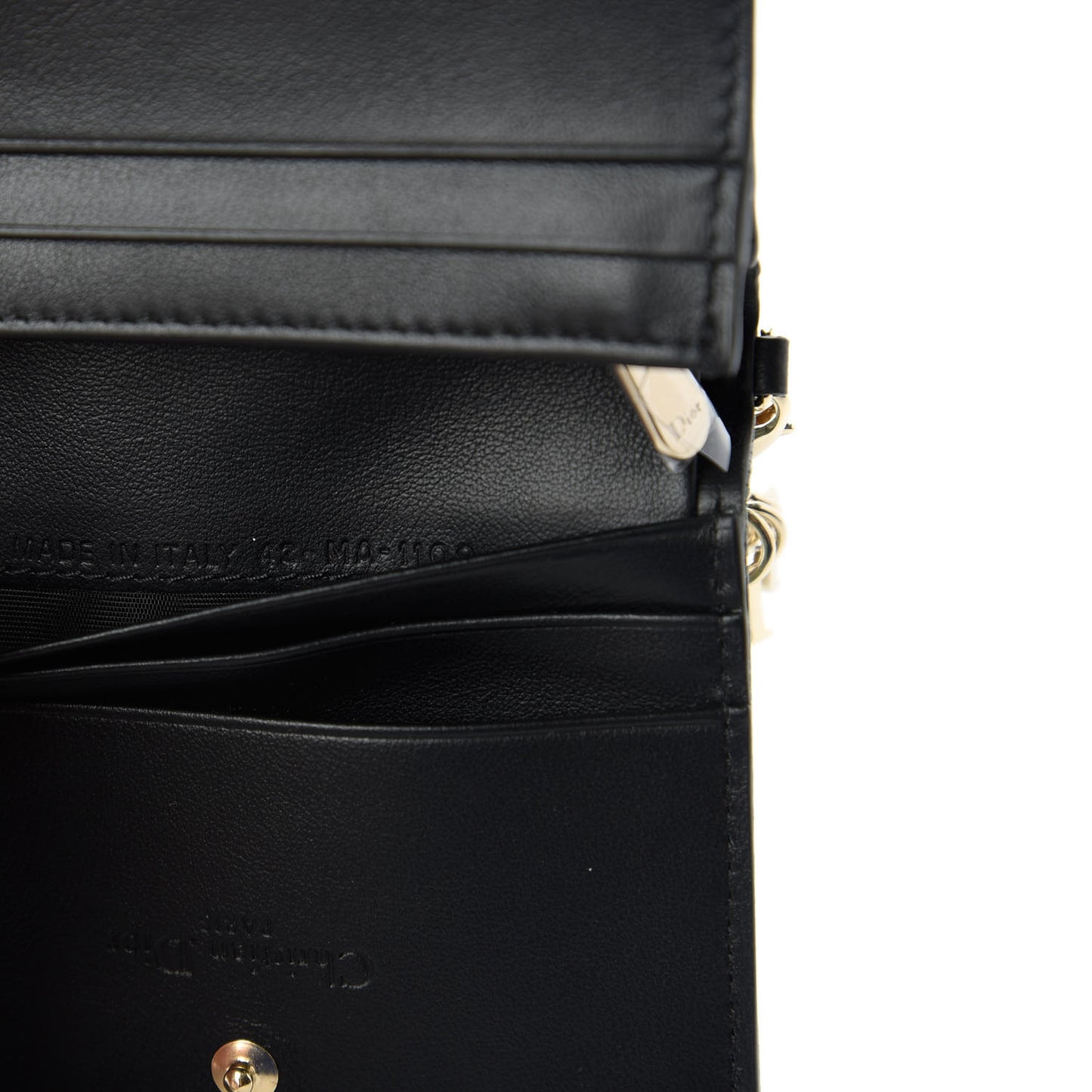 Printed Calfskin Animals Medium Wallet Green Multicolor