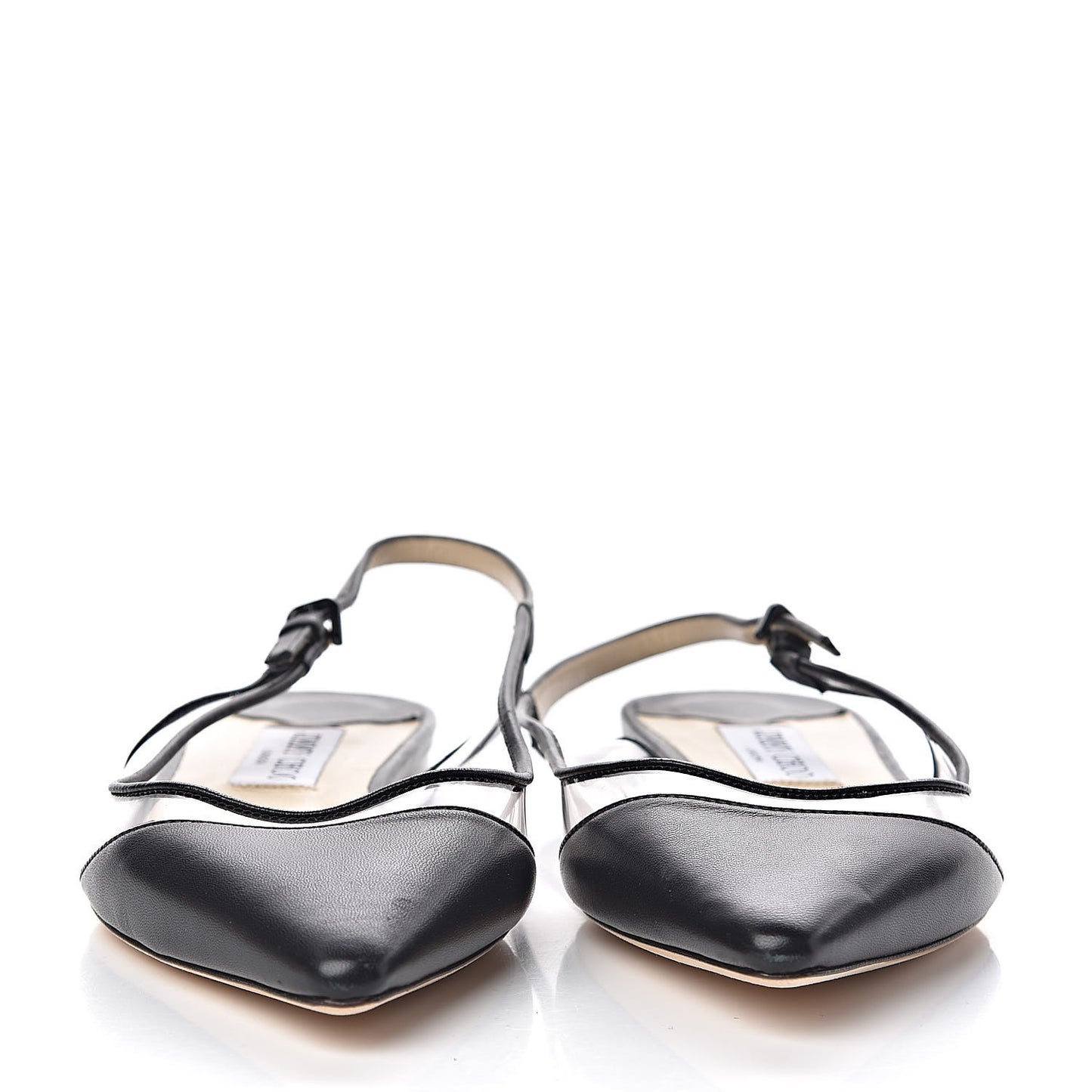 Kid PVC Erin Slingback Flats 39 Black