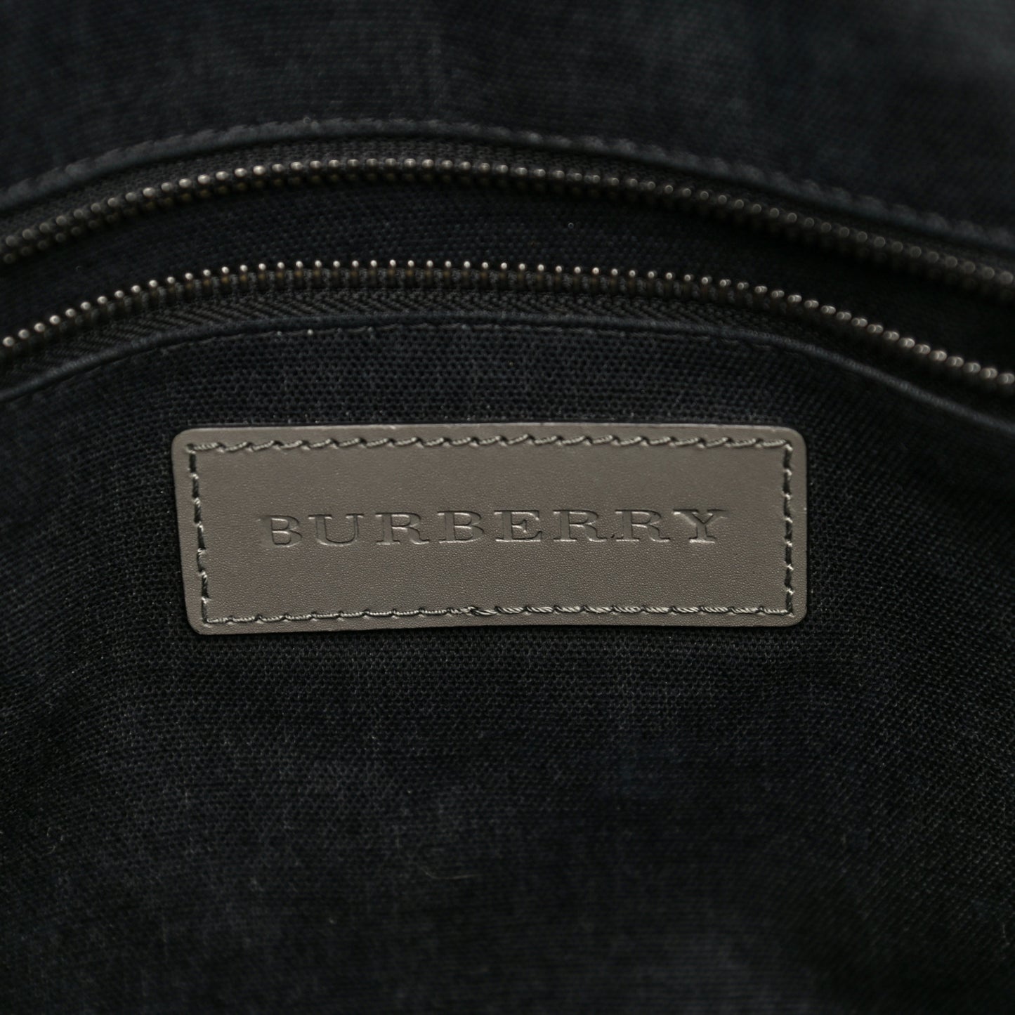 London Smoked Check Large Briefcase Grey