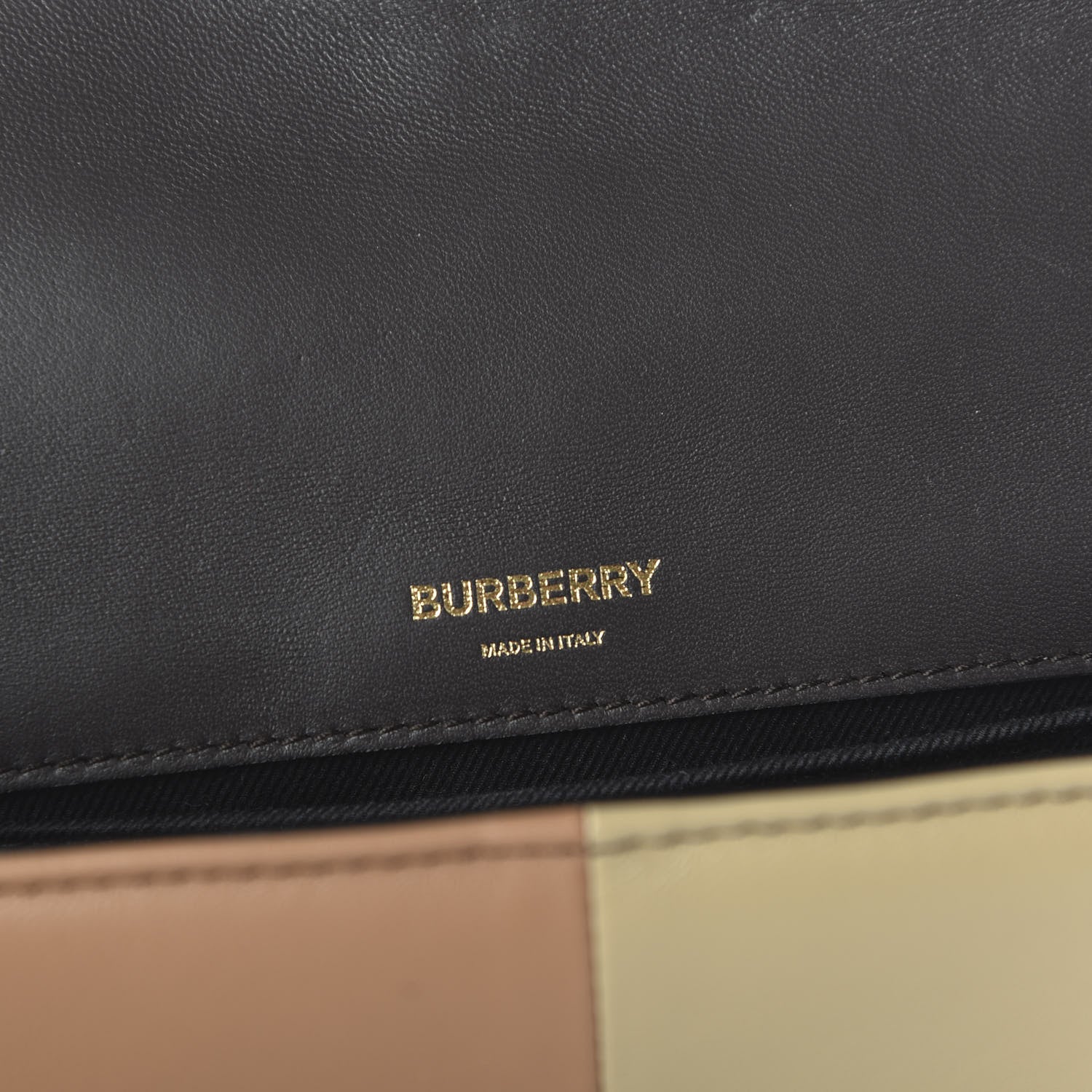Burberry Lambskin Quilted Small Lola Bag Soft Fawn Dark Moka 8 of 9