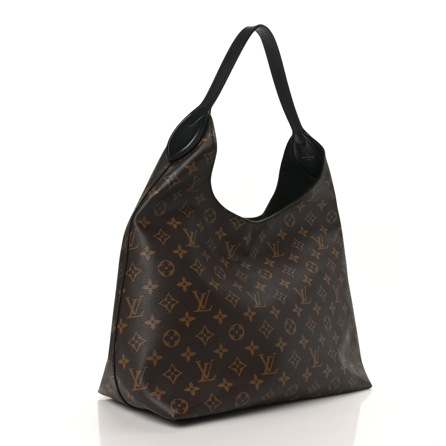 Louis Vuitton Monogram Flower Hobo Black 3 of 9