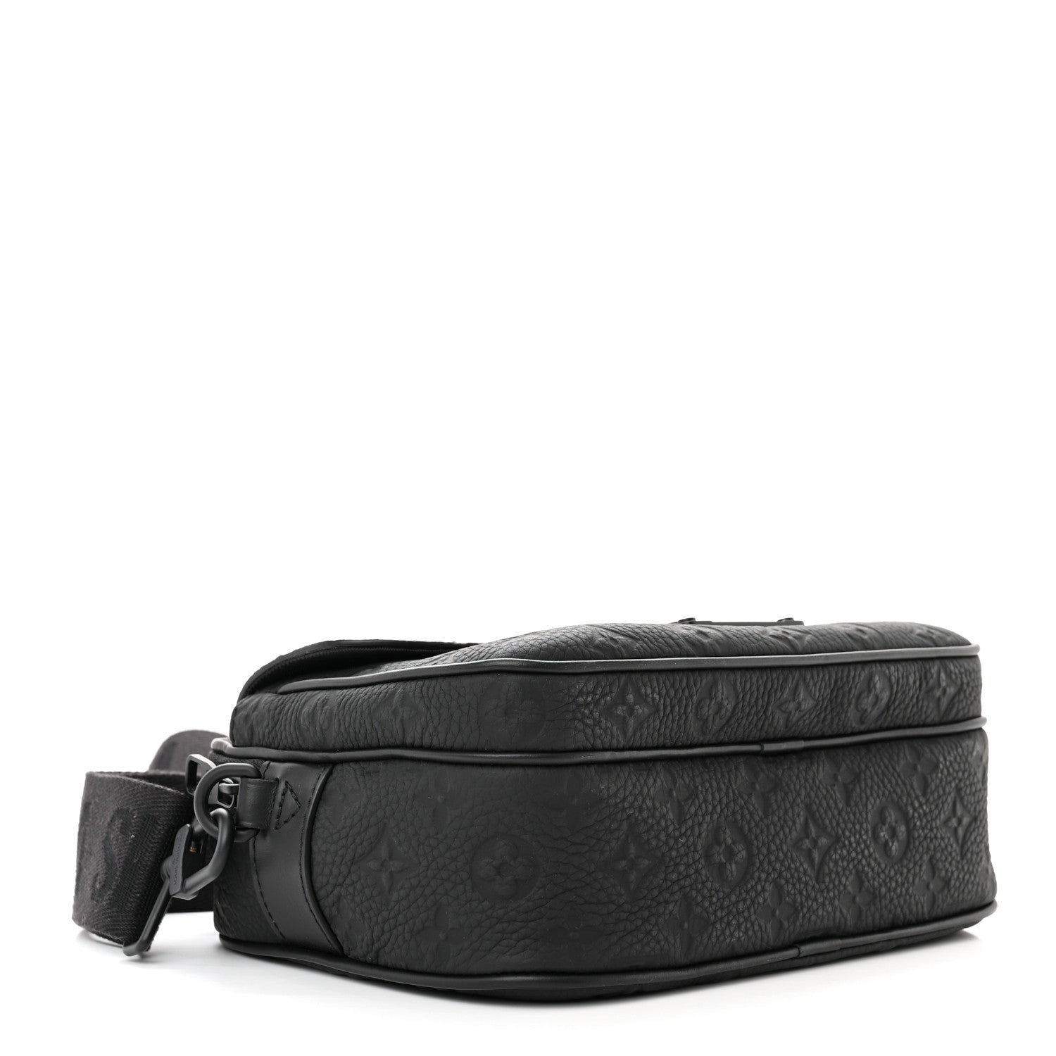 Louis Vuitton Taurillon Monogram S Lock Messenger Black 4 of 10