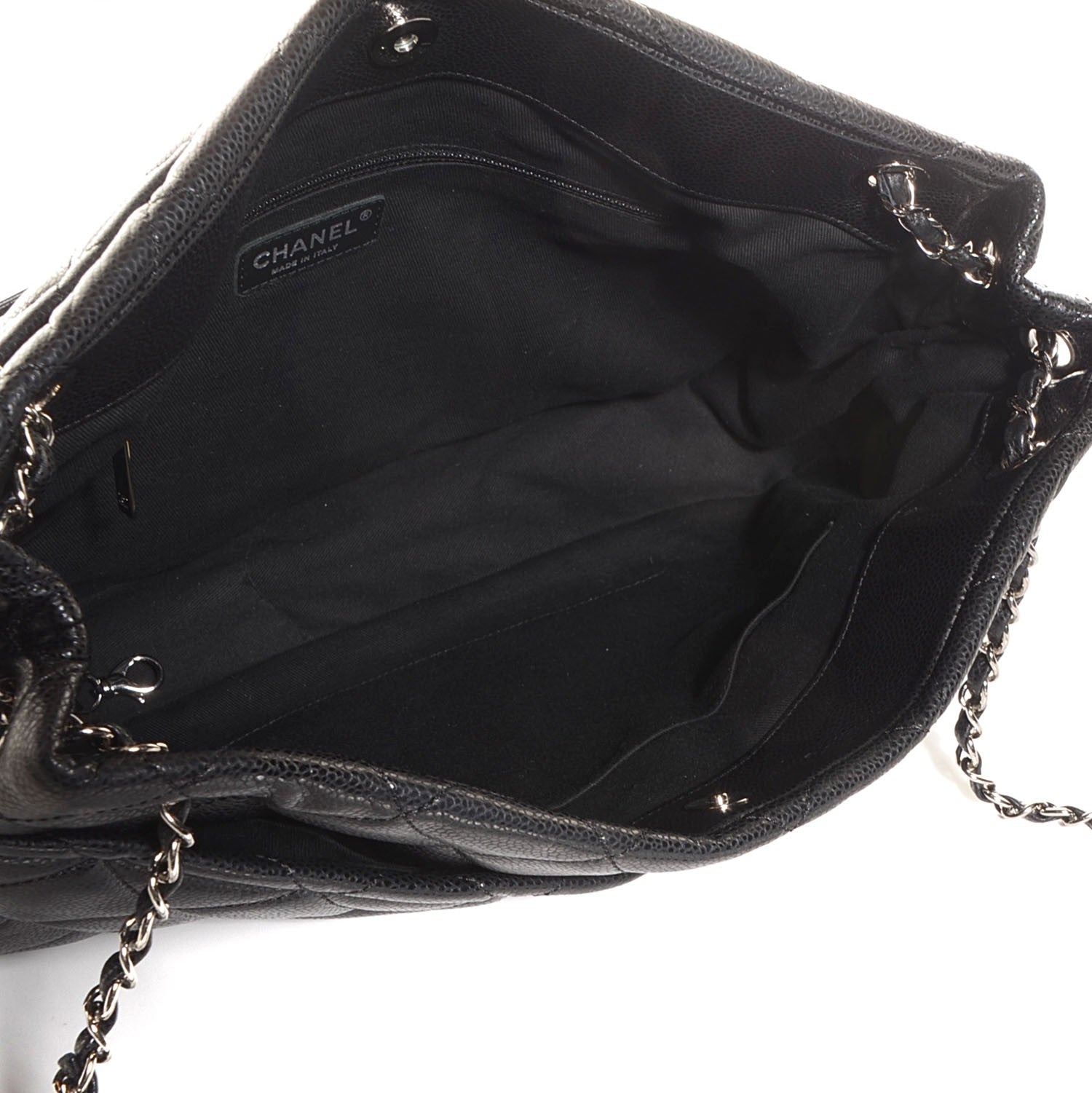 Chanel Caviar Quilted CC Timeless Soft Tote Black 5 of 7