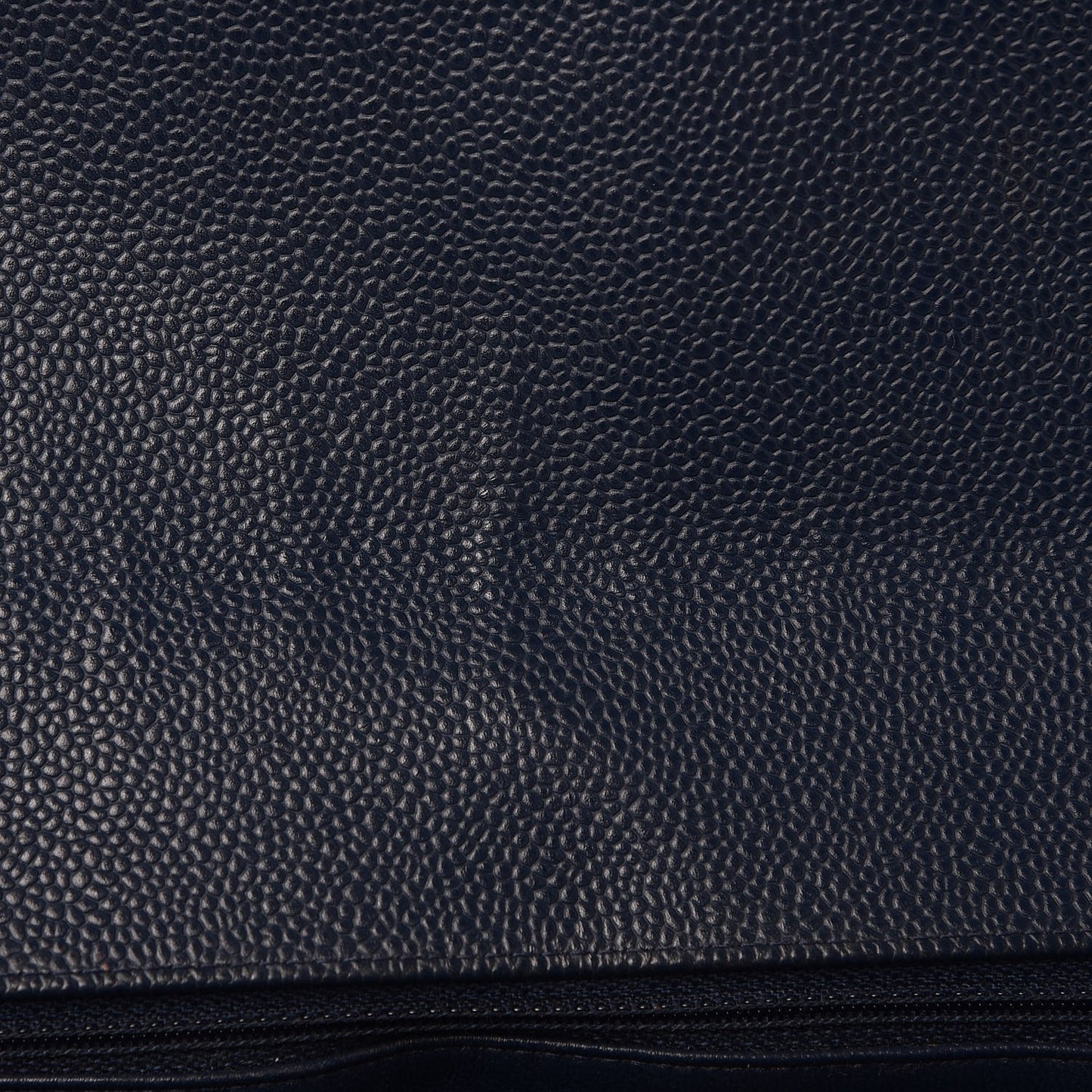 Caviar Quilted Maxi Single Flap Navy