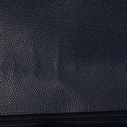 Chanel Caviar Quilted Maxi Single Flap Navy 15 of 16