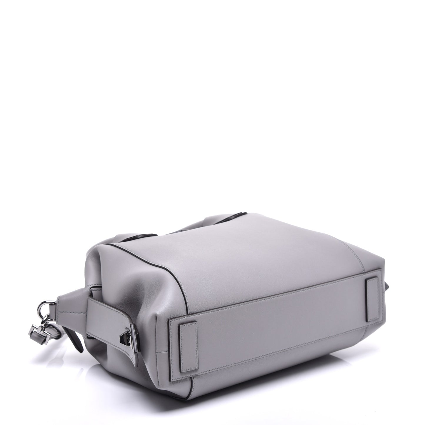 Calfskin Small Soft Antigona Pearl Grey