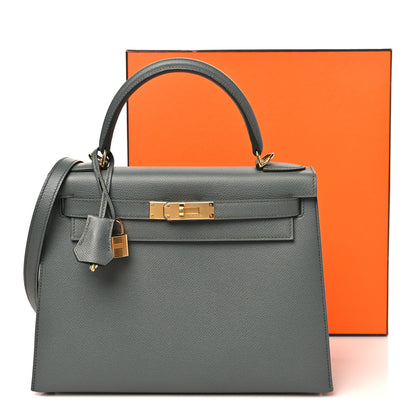 Hermes Epsom Kelly Sellier 28 Vert Amande 11 of 11