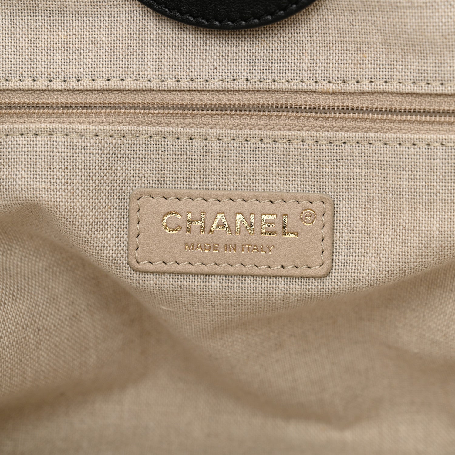 Chanel Calfskin Medium Deauville Tote Black Multicolor 8 of 15