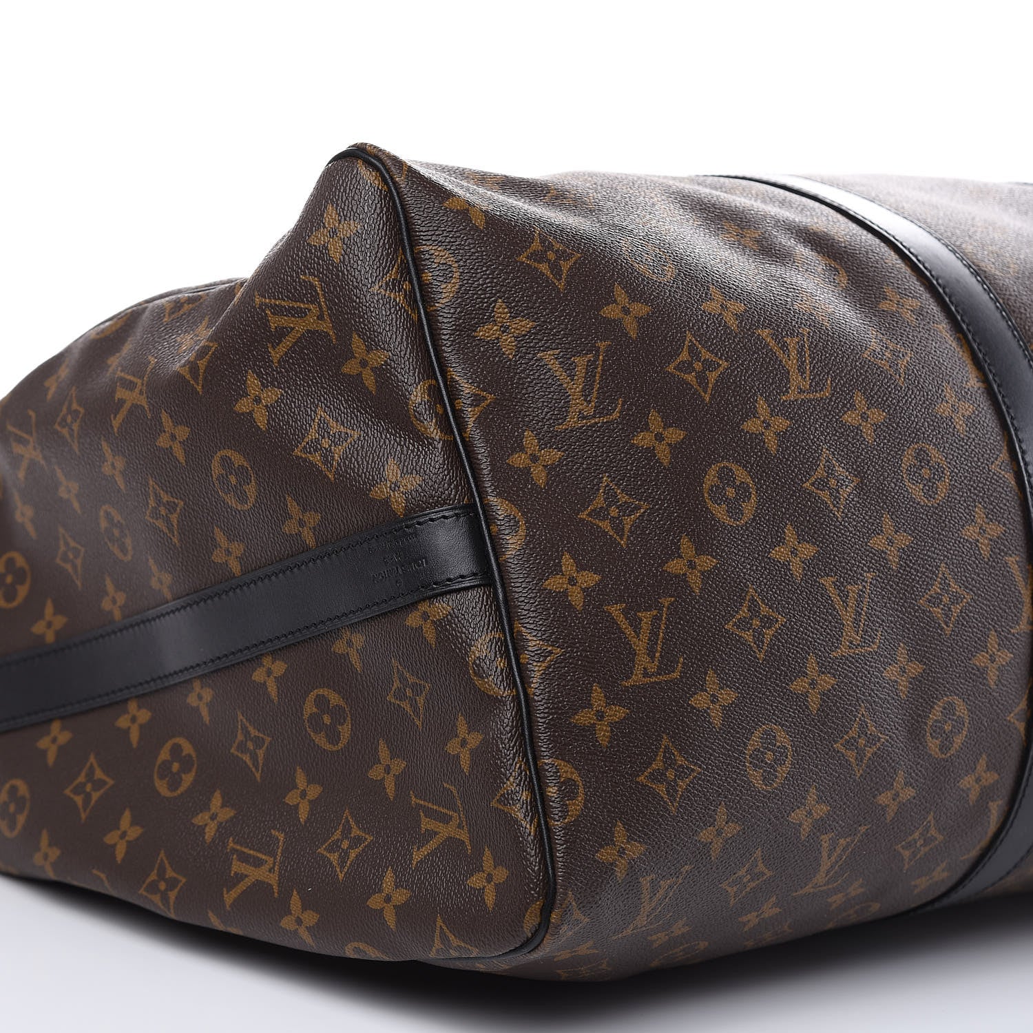 Louis Vuitton Monogram Macassar Keepall Bandouliere 55 7 of 13