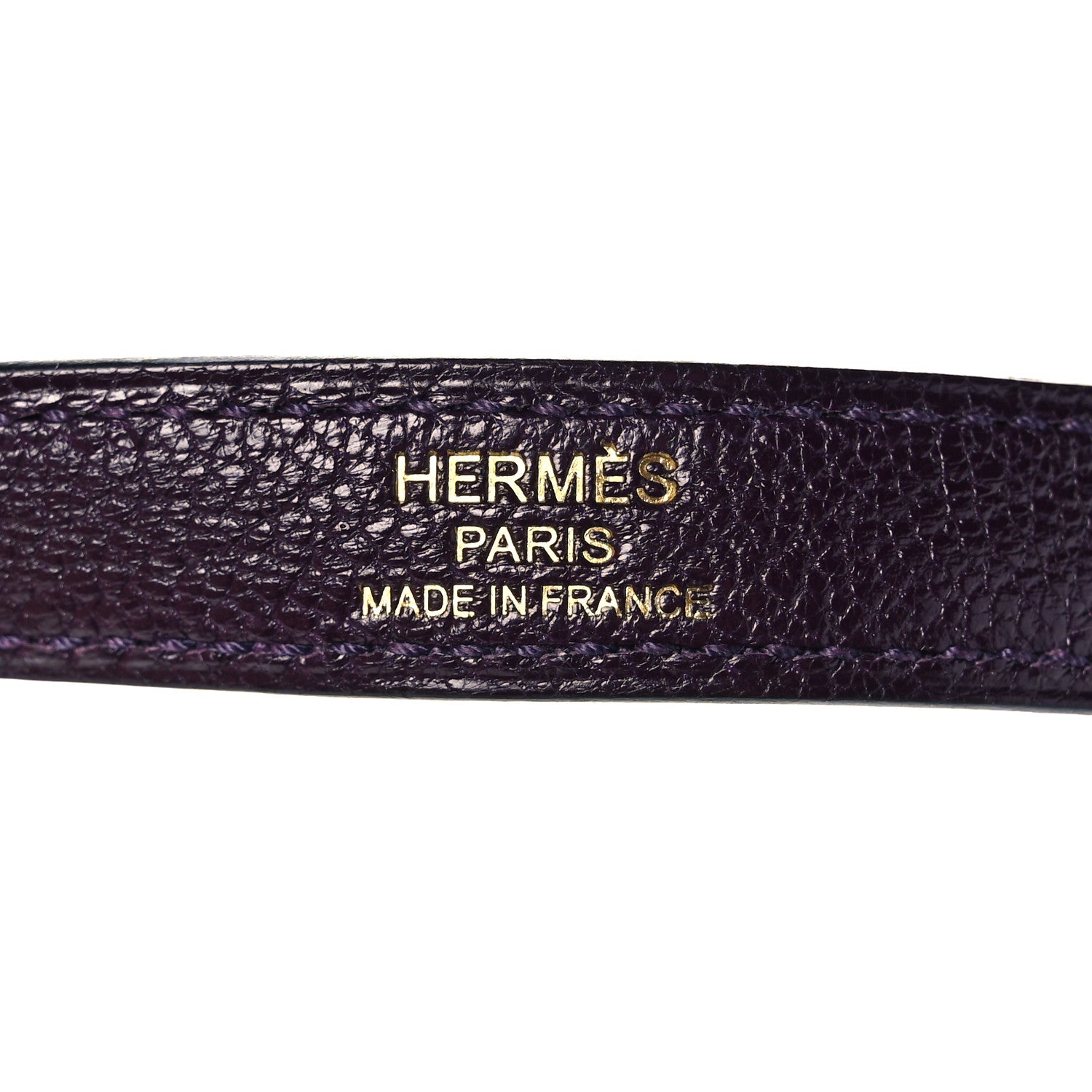 Hermes Chevre Mysore Horseshoe Kelly Sellier 25 Raisin Gris Perle 7 of 10