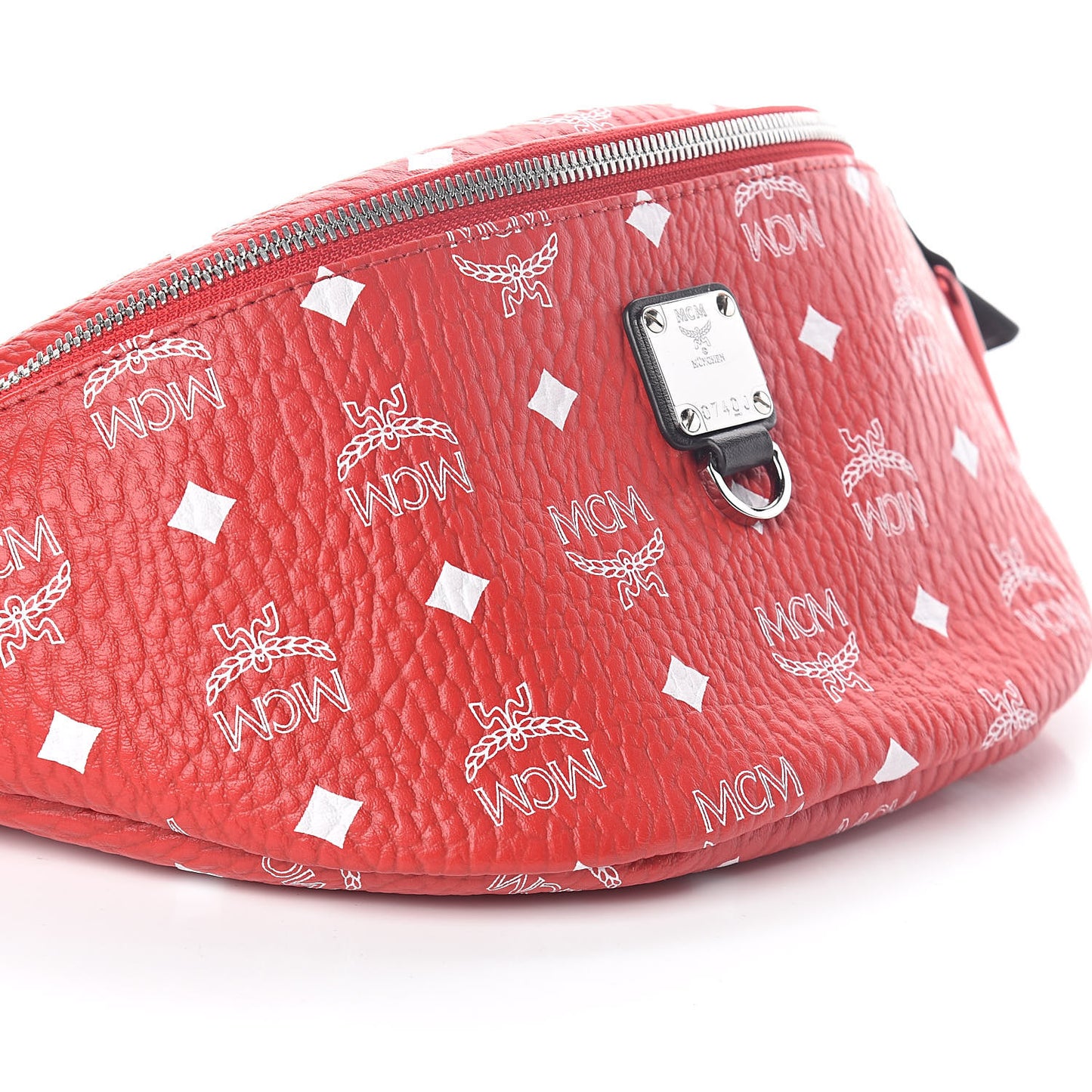Visetos Large Fursten Belt Bag Red