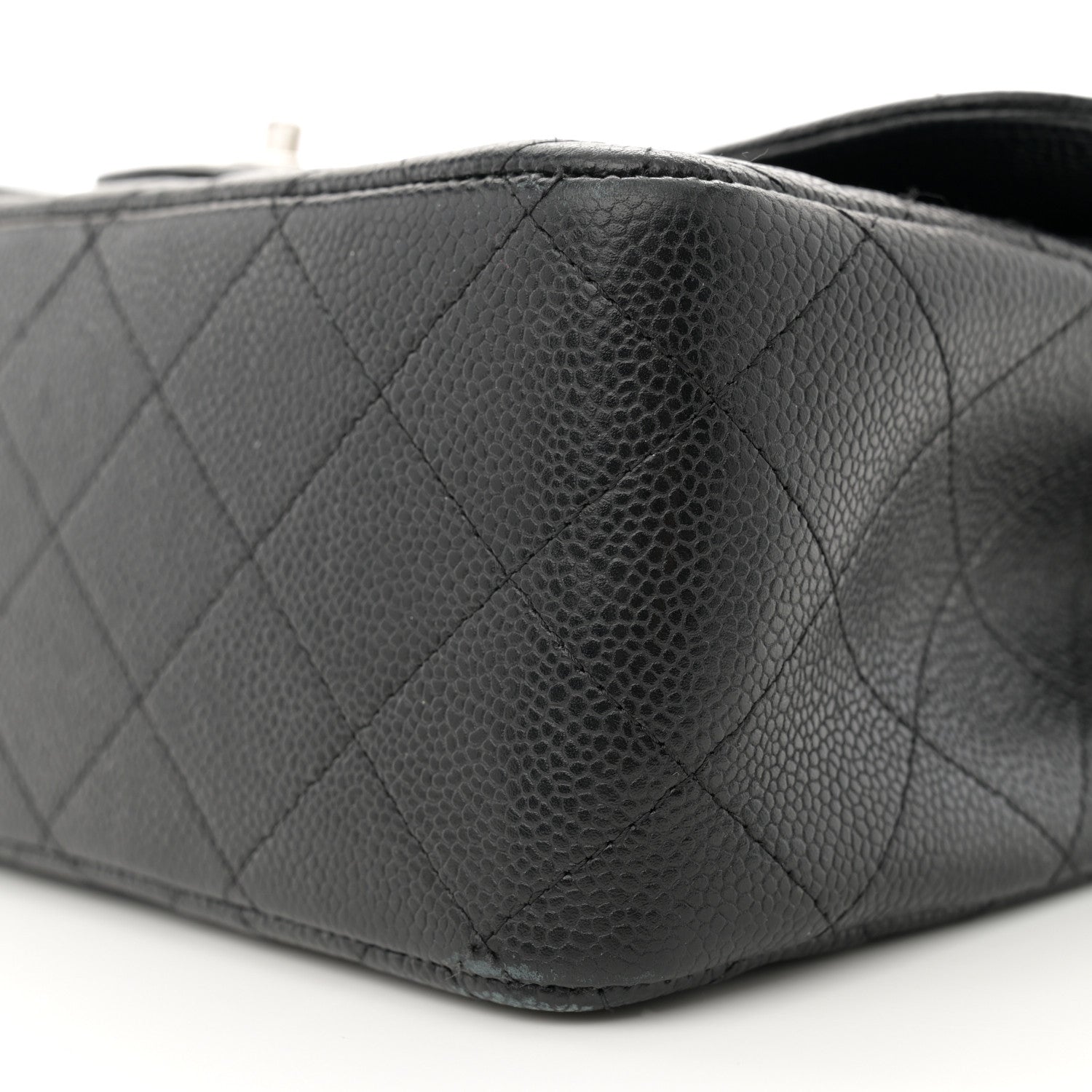 Chanel Caviar Quilted Jumbo Double Flap Black 10 of 12