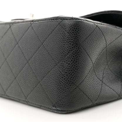 Chanel Caviar Quilted Jumbo Double Flap Black 10 of 12
