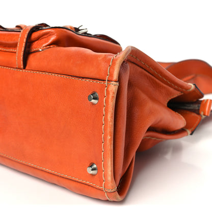 Chloe Calfskin Edith Satchel Orange 10 of 12