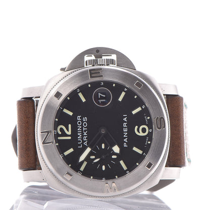 Panerai Stainless Steel Calfskin 44mm Luminor Arktos Special Edition Automatic Watch Black PAM00092 3 of 12