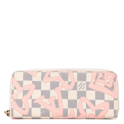 Louis Vuitton Damier Azur Tahitienne Clemence Wallet 1 of 7