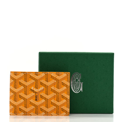Goyard Goyardine Bi-Fold Victoire PM Wallet Yellow 8 of 8