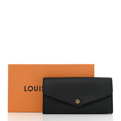 Louis Vuitton Empreinte Sarah Wallet NM Black 10 of 10