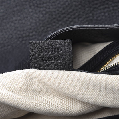 Gucci Pebbled Calfskin Medium Soho Chain Shoulder Bag Black 7 of 11