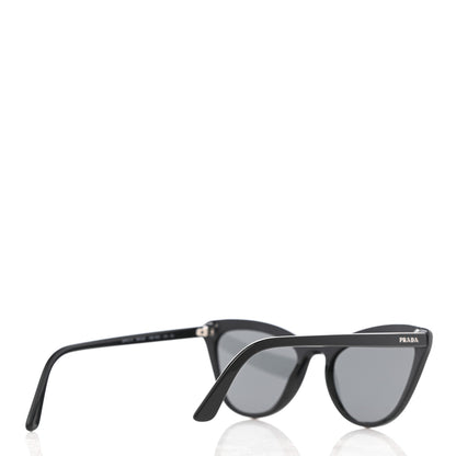 Prada Acetate Cat Eye Sunglasses SPR 01V Black 4 of 8