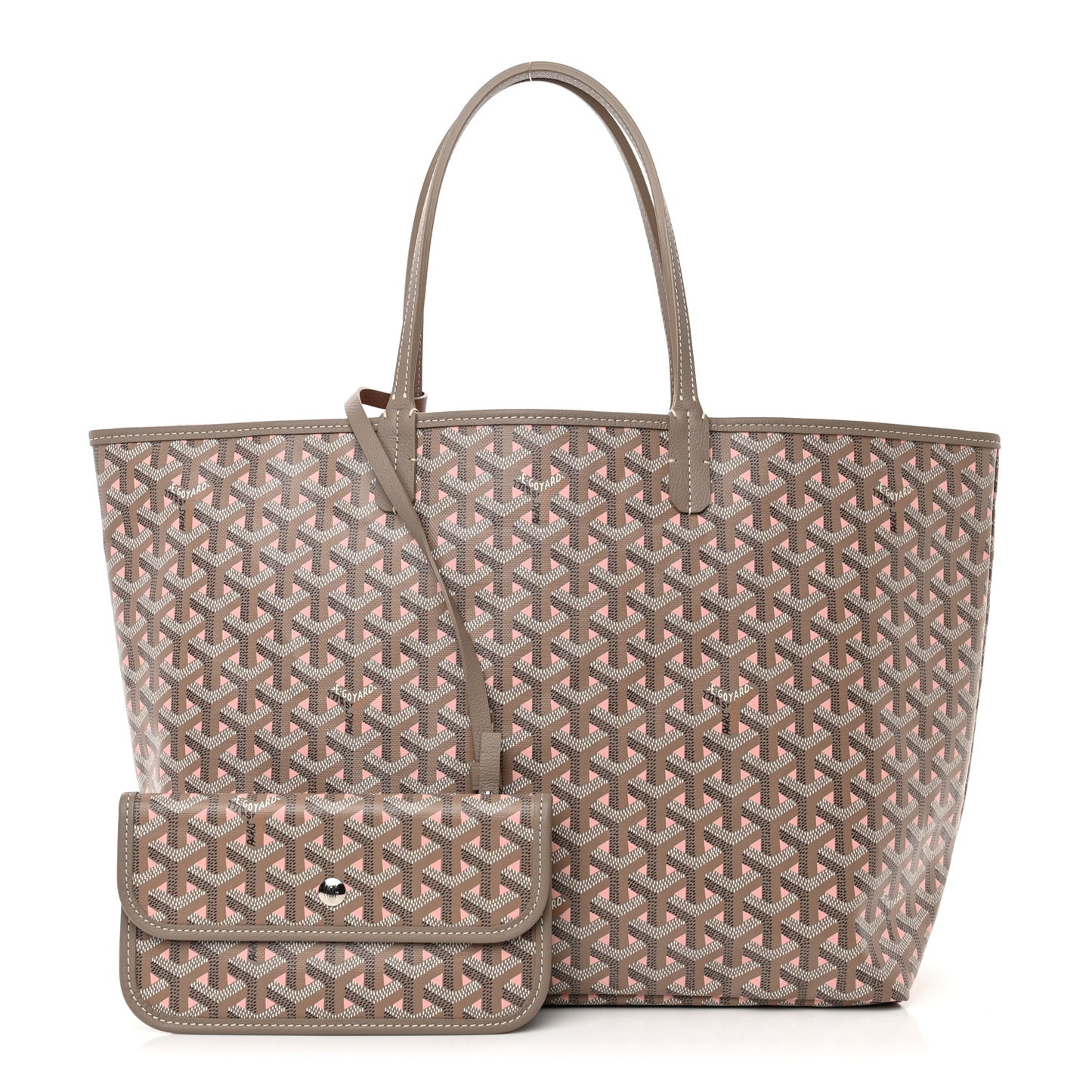 Goyardine Saint Louis Claire Voie PM Grege Powder Pink
